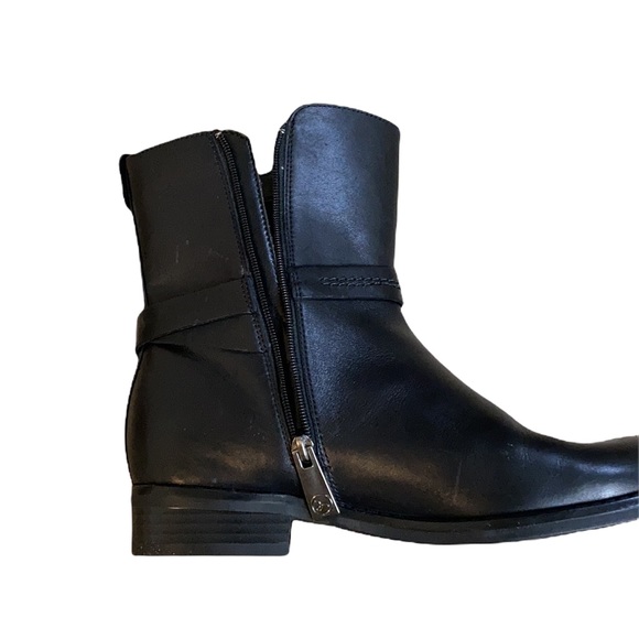 Blondo Zena Black Leather Waterproof Ankle Booties size 6M - Picture 13 of 14